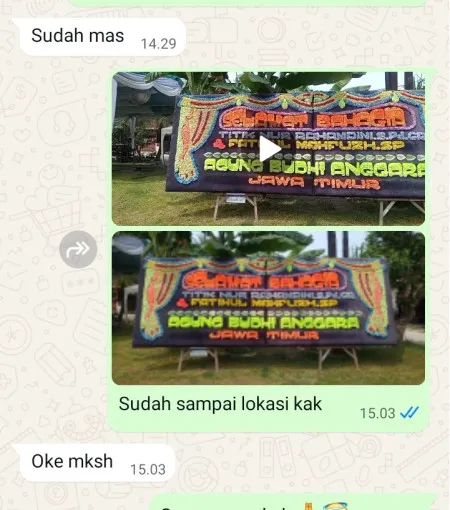 Pengiriman Papan Bunga Universitas Pancasila