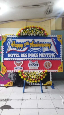 Papan Bunga di Universitas Pancasila