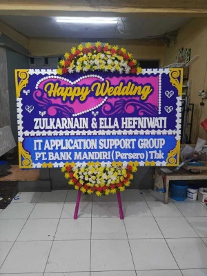 Papan Bunga di Universitas Pancasila